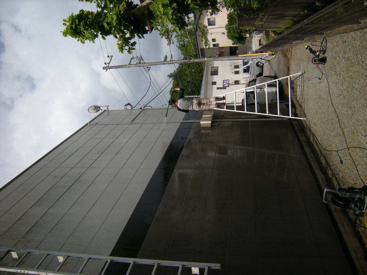 箱根町 高圧洗浄 外壁 高圧洗浄機 コンクリ レンガ ブロック 車庫 玄関 門柱